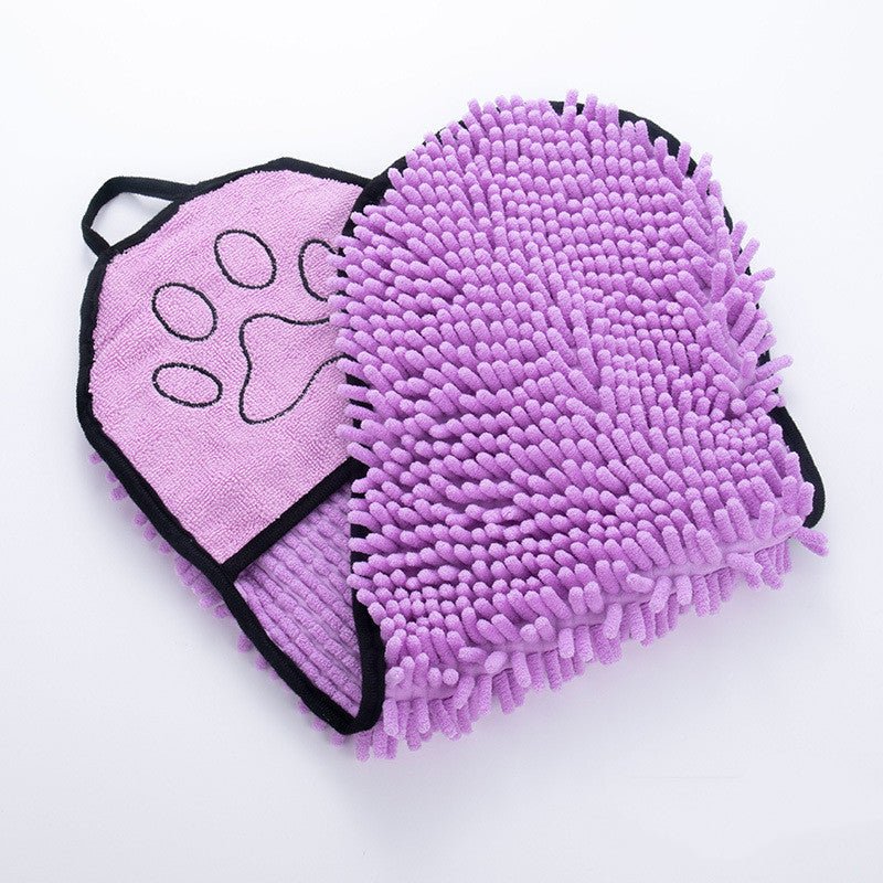 Super Absorbent Dog Towel with Hand Pockets – Quick Dry Pet Towel