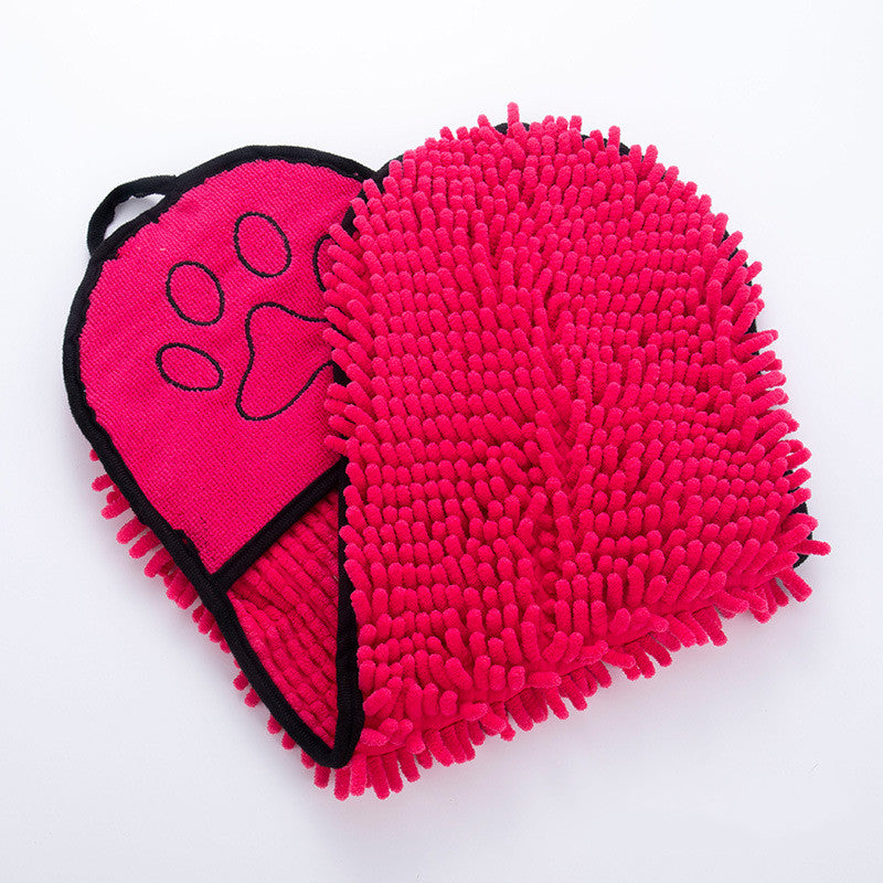 Super Absorbent Dog Towel with Hand Pockets – Quick Dry Pet Towel