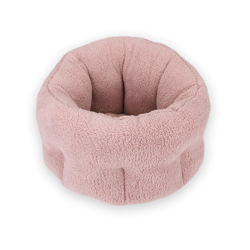 Cozy Plush Dog & Cat House Bed – Warm Washable Pet Sofa