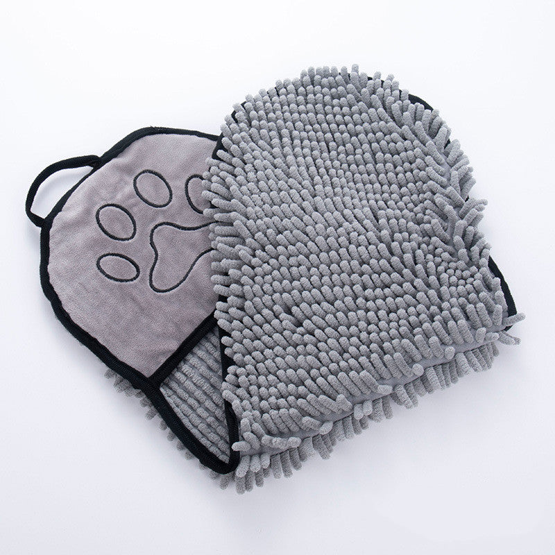 Super Absorbent Dog Towel with Hand Pockets – Quick Dry Pet Towel