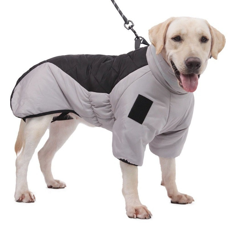 Waterproof Winter Dog Coat for Large Dogs – Warm Fleece Vest