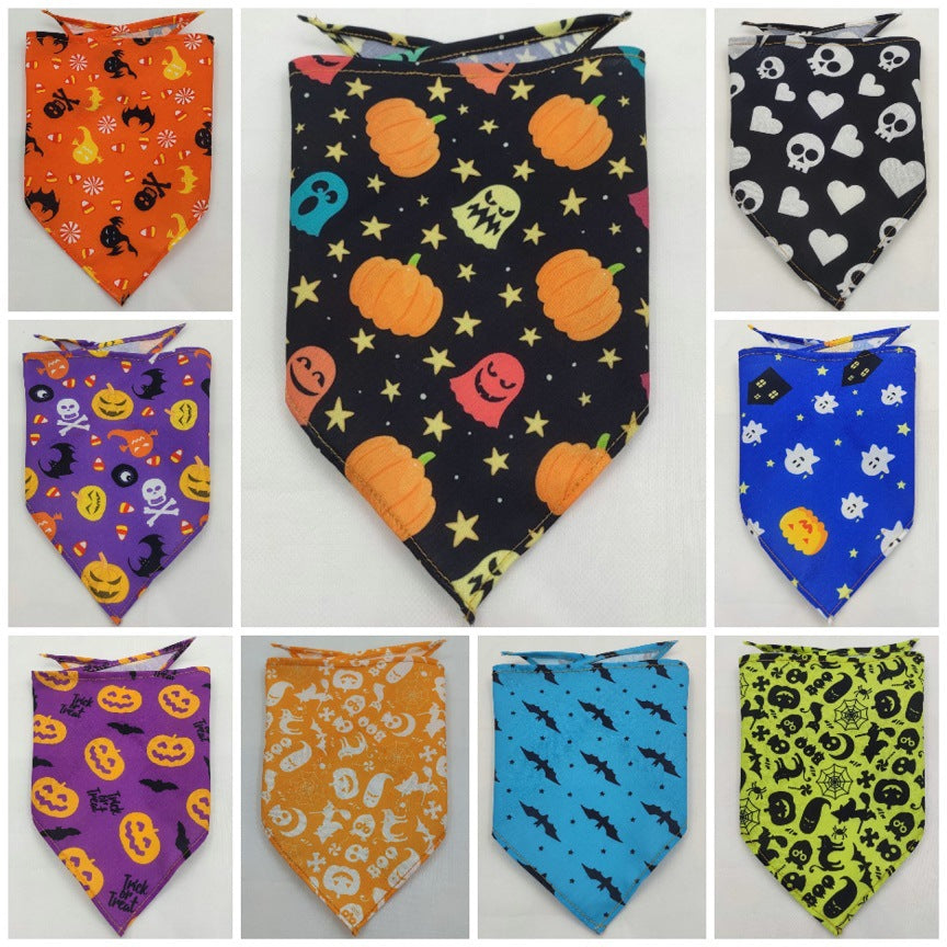 Dog Bandana Drool Towel – Stylish Tie-Dye Pet Scarf