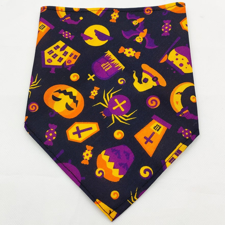 Dog Bandana Drool Towel – Stylish Tie-Dye Pet Scarf