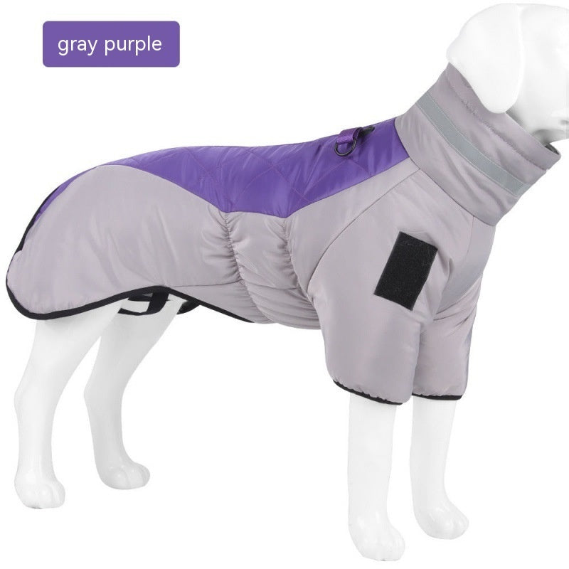 Waterproof Winter Dog Coat for Large Dogs – Warm Fleece Vest