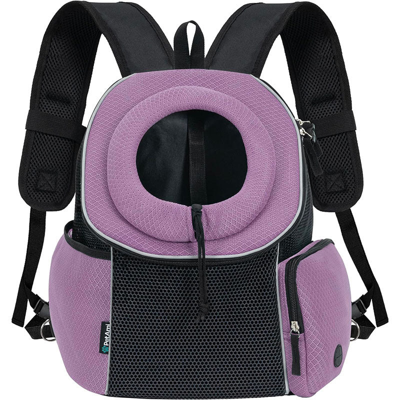 Breathable Dog Carrier Backpack – Portable Pet Travel Bag