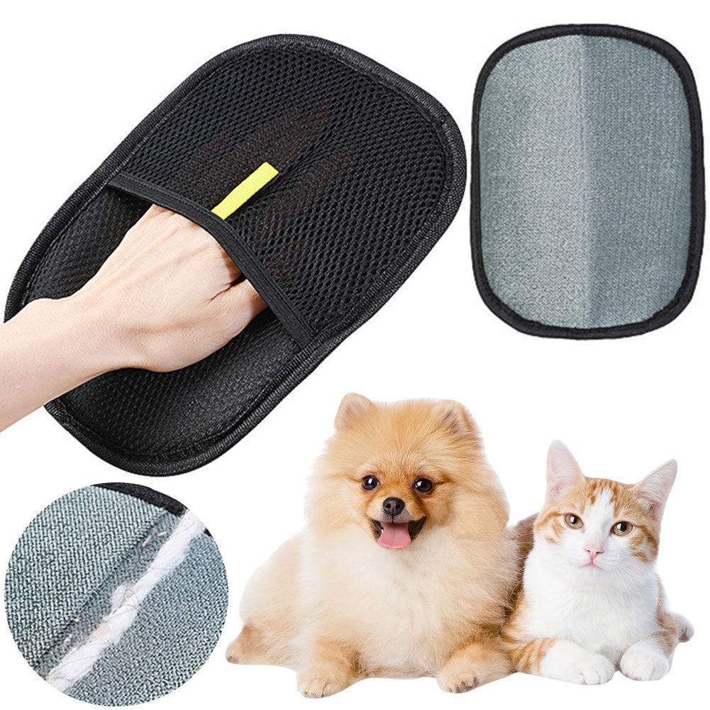 Pet Hair Remover Glove – Deshedding Grooming Mitt for Dogs & Cats
