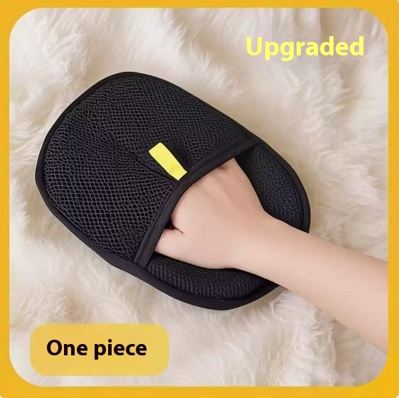 Pet Hair Remover Glove – Deshedding Grooming Mitt for Dogs & Cats