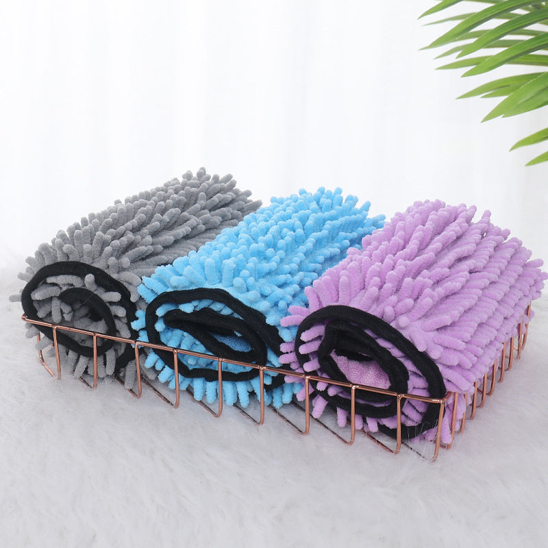 Super Absorbent Dog Towel with Hand Pockets – Quick Dry Pet Towel