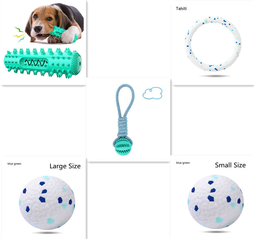 Dog Teething Chew Toy with Sound – Dental Cleaning TPR Toy